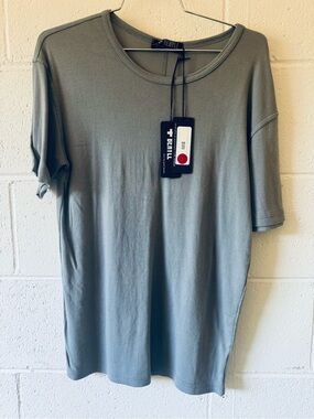 Beryll Men's Short Sleeve Crew Neck Tee - Sage Green
